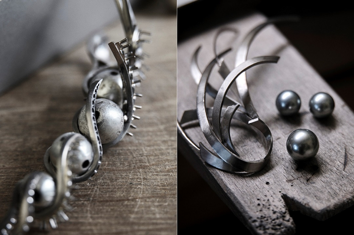 　　CHAUMET瀚海史诗高定珠宝套系 鲛韵颂歌工艺图