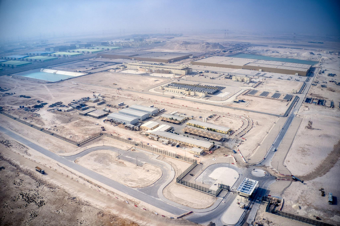 卡塔尔供水工程全景。 图片来源：受访企业供图