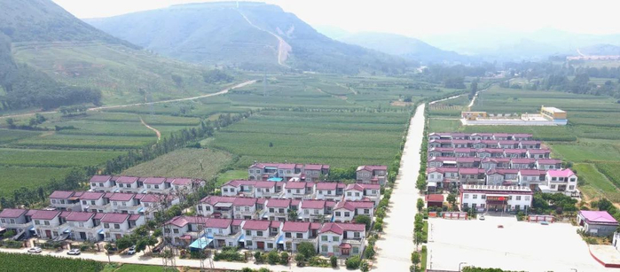 俯瞰杨令庄村新居