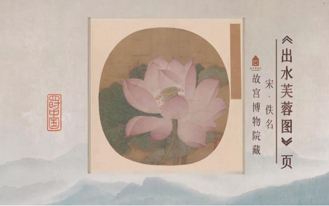 图：南宋佚名画作《出水芙蓉图》