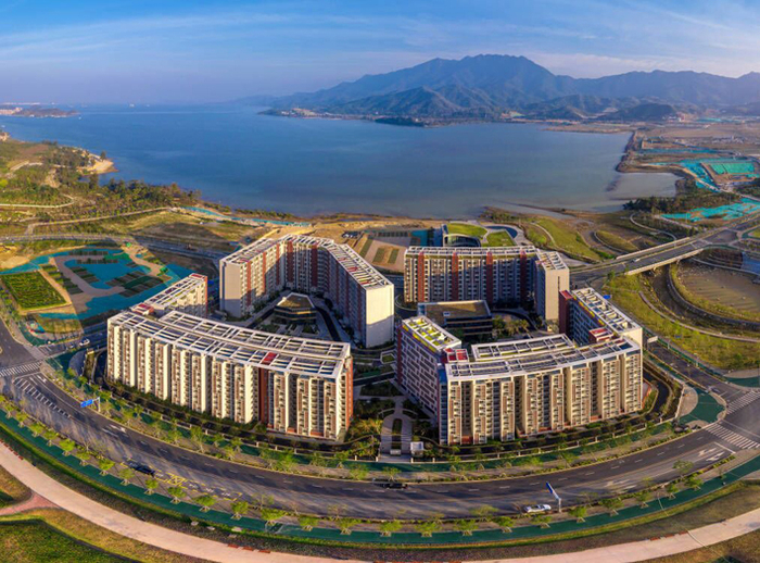 深圳，航拍坝光人才公寓&nbsp;视觉中国图