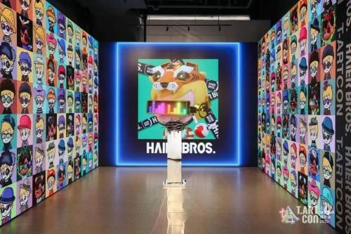 　　海尔兄弟数字头像，T ART CON上海潮流艺术博览会