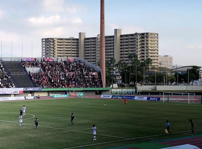日本足球比赛 图片来源：受访者提供