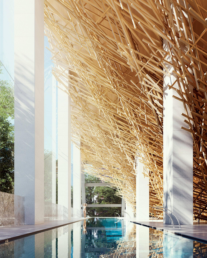 　　图：阿铂尼·隈研吾效果图