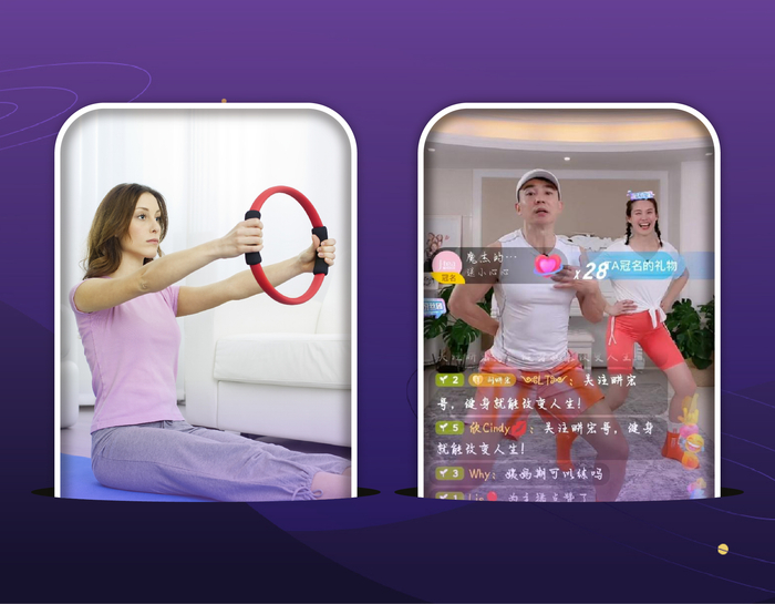 　　图2 健身环和线上健身新赛道崛起，图片来源网络