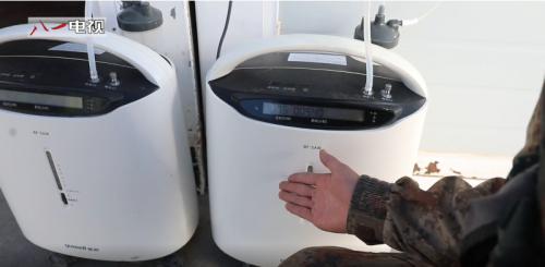 　　图：鱼跃医疗制氧机保障某高原部队官兵用氧需求