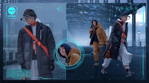 （左：男款连帽卫衣；右：男款驼色羽绒夹克）