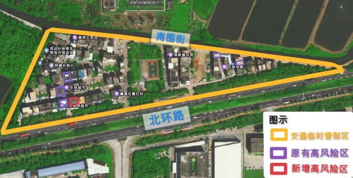 图2：红框所示为港口镇南围街西三巷15号