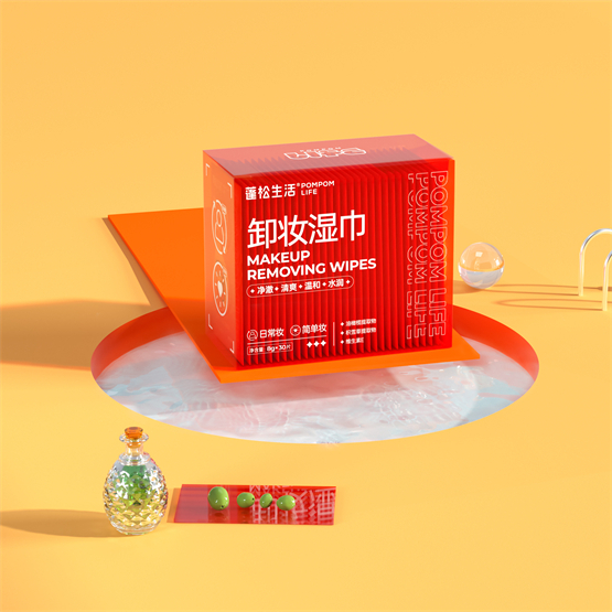 　　蓬松生活卸妆湿巾