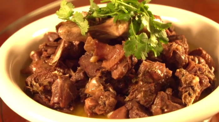 △寨桥老鹅。/腾讯视频《舌尖苏味：武进寨桥老鹅》