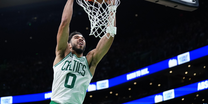 NBA塔图姆与布朗双星闪耀