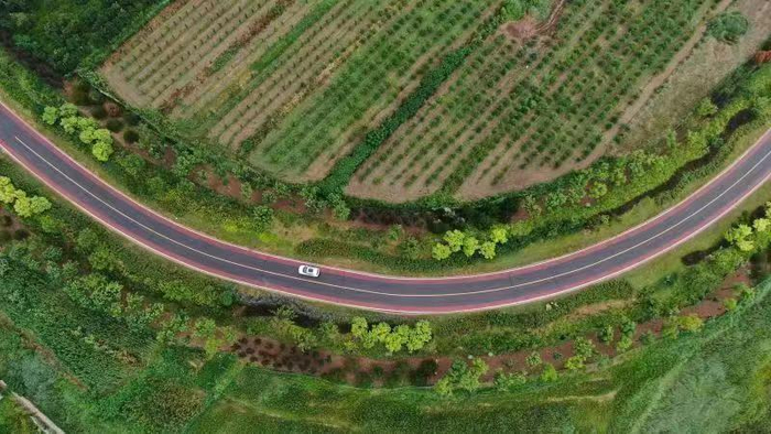 图为邯郸市邯山区新改建完成的旅游环线。