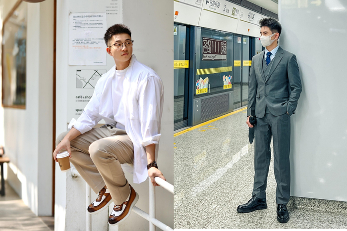 　　休闲商务一步切换