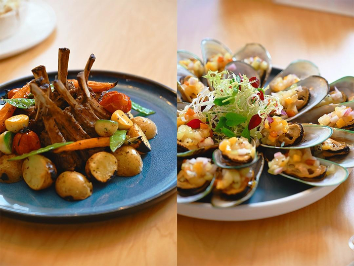 　　新西兰烤羊排 新西兰烟熏青口贝