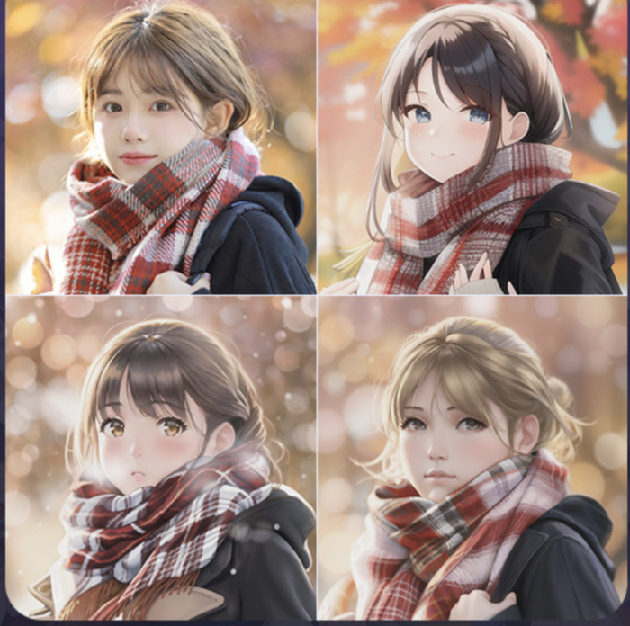 图片来源：美图秀秀AI绘画功能截图