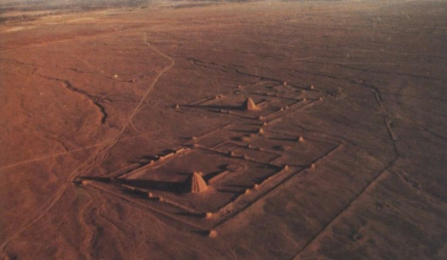 ▲西夏陵现存9座帝陵和270余座陪葬墓。图片来源：宁夏日报