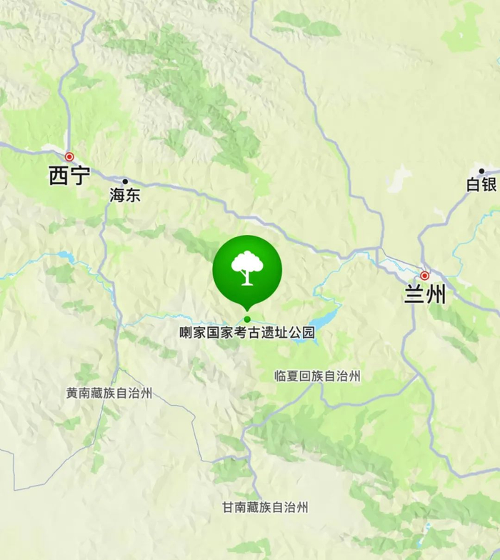 ▲喇家遗址位置，现已成为国家考古遗址公园。（王恩山 供图）