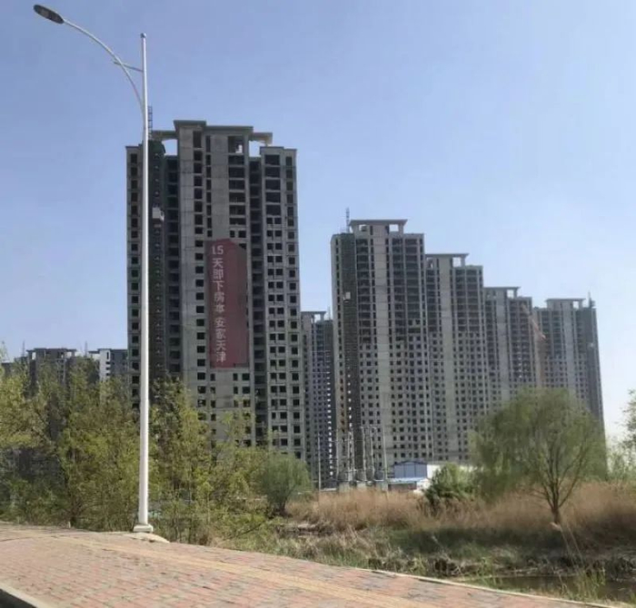 天津市某处正在建设的新房。 于丽丽/摄