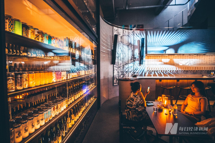 精酿啤酒馆 图片来源：每经记者 张建 摄
