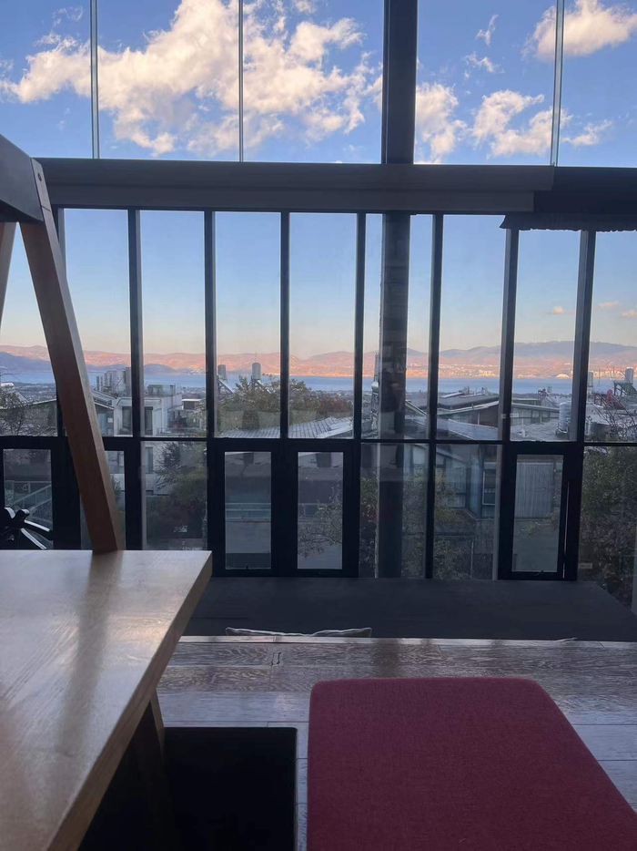 远眺是苍山洱海 图源：受访者供图