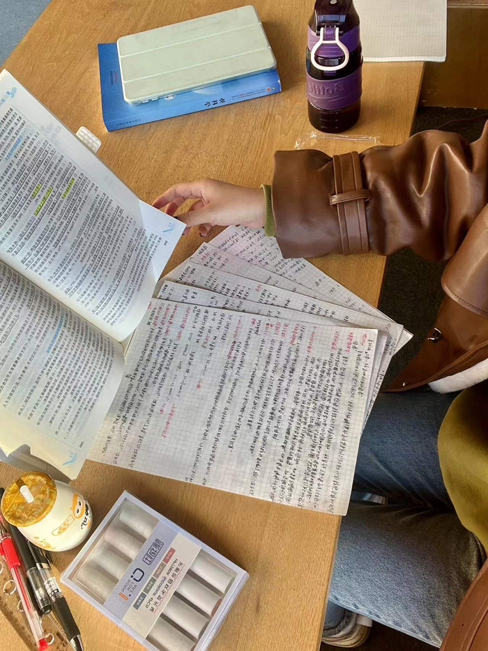 阿妍在大理上网课 图源：受访者供图