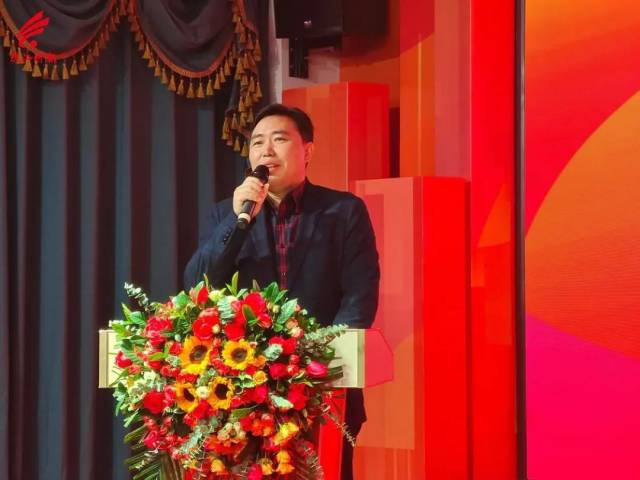 大沥镇镇长游剑锋发言。珠江时报全媒体记者 何燕慧 摄