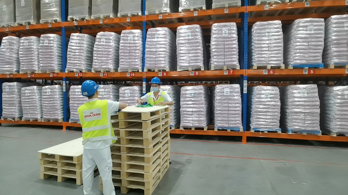 　　皇家用于可持续物流的可回收货运托盘