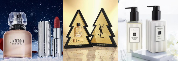 　　纪梵希唇香礼盒、YSL唇香礼盒、祖玛珑奢宠美肌礼盒