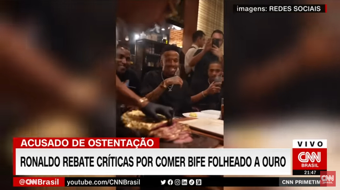 巴西队吃完“撒盐哥”的金箔牛排就被克罗地亚淘汰了，止步8强