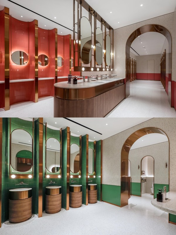 　　成都IFS美集合地主题盥洗室