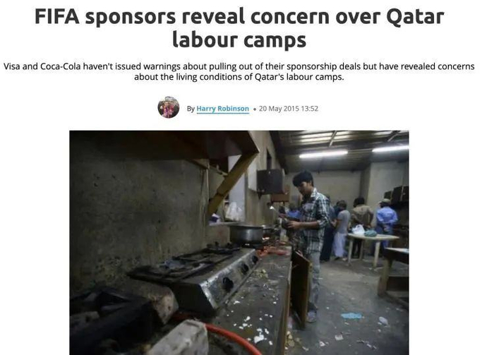 对于来自东南亚、非洲的劳工来说，他们的居住条件却远远没有那么幸运。/媒体报道截图