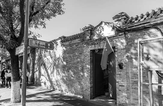 岔子胡同入口。 蒋晨明 摄