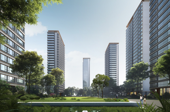 天府序小区效果图