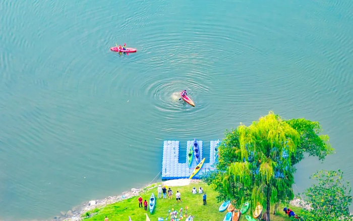 鲁家滩水上运动基地 张志强摄