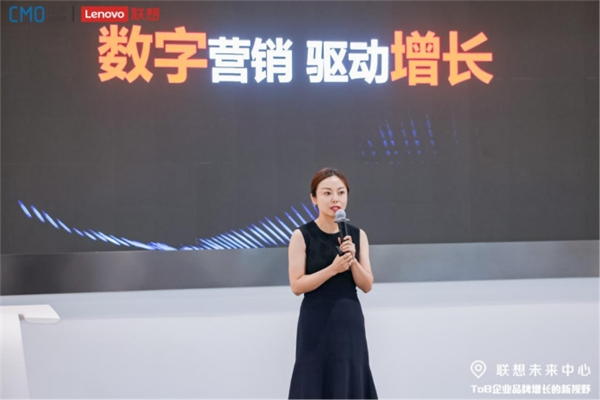 　　联想数字营销&战略运营高级总监张莉