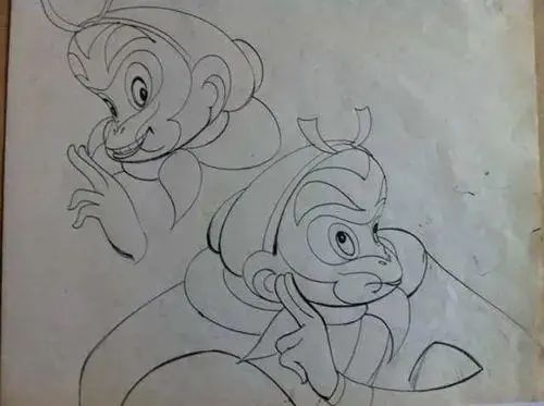 《大闹天宫》铅笔稿 图片来源：文汇报