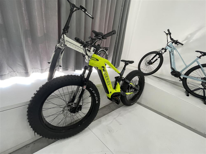 英特利生产的电助力自行车在欧美市场销路颇佳。 于量 摄