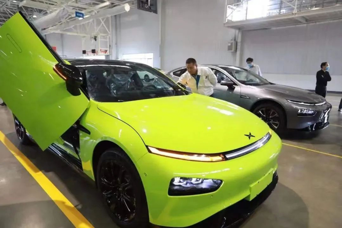 小鹏汽车。图王振宇 摄