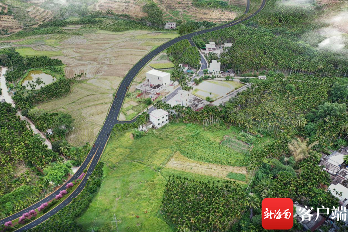 海口羊山大道至定安母瑞山公路（定安琼海段）效果图。