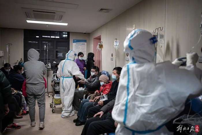 发热门诊的输液室。