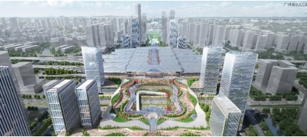 　　广州南站ICC项目规划效果图