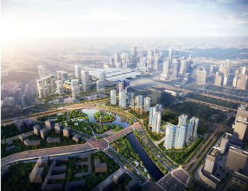 　　广州南站ICC规划效果图