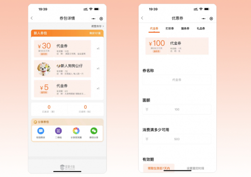 　　图4：电子优惠券设置成功后的样例