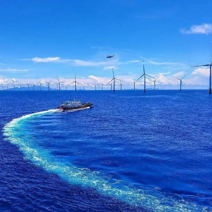 风机耸立的海上风电场 项目方供图