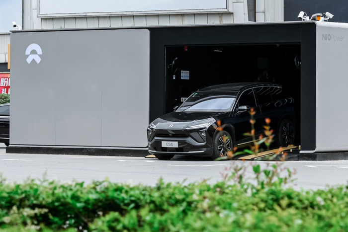 蔚来第二代换电站 图源：蔚来汽车