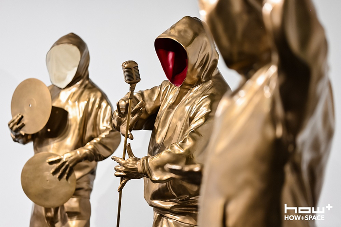 　　黄玉龙个展“甲乙丙丁”现场 图片©HOW+