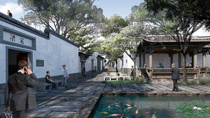 梁厝特色历史文化街区二期项目效果图