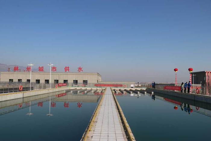 南水北调林州第三水厂试通水。张俊军摄