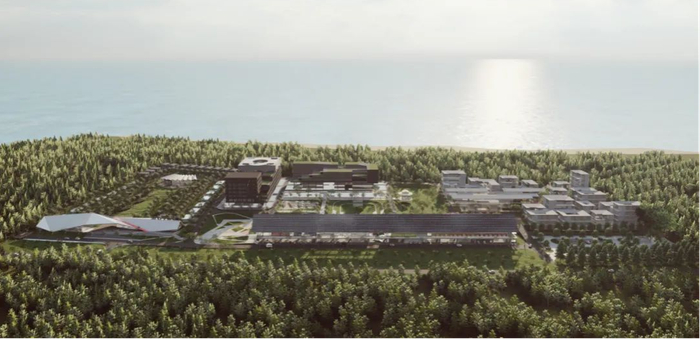 “夕照儋耳”驿站（整体鸟瞰效果图）