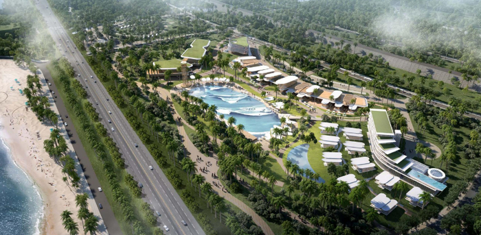 “日月逐浪”驿站（整体意向效果图）